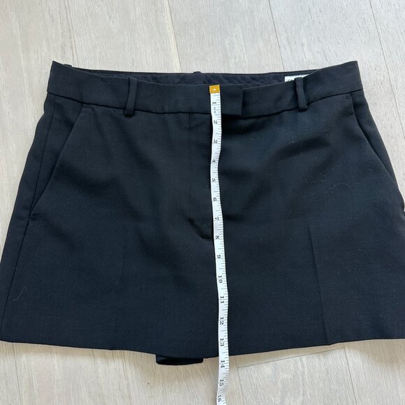 Zara Mini Skort Black Size Large - Picture 3 of 6